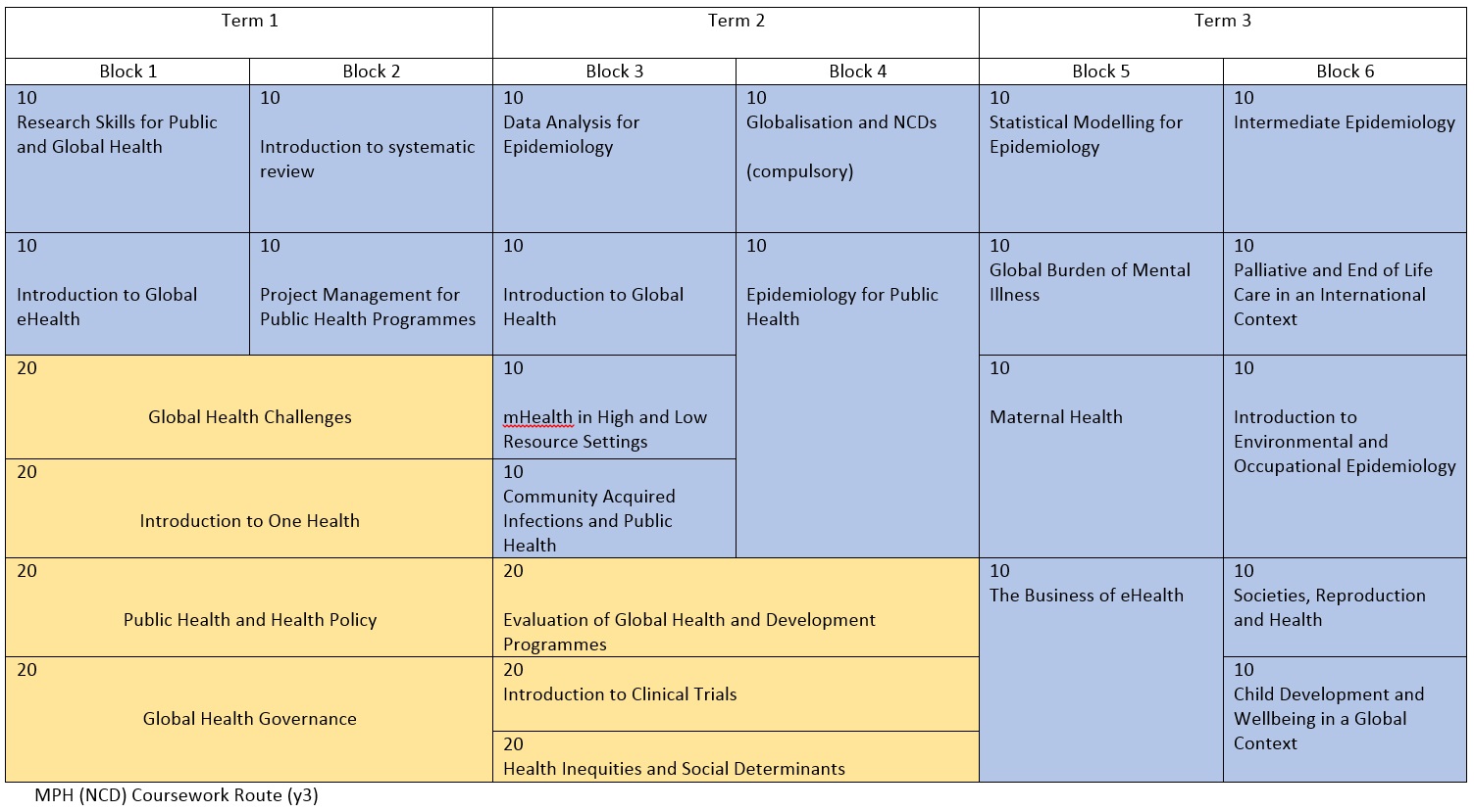 MPHNCD Coursework yr3